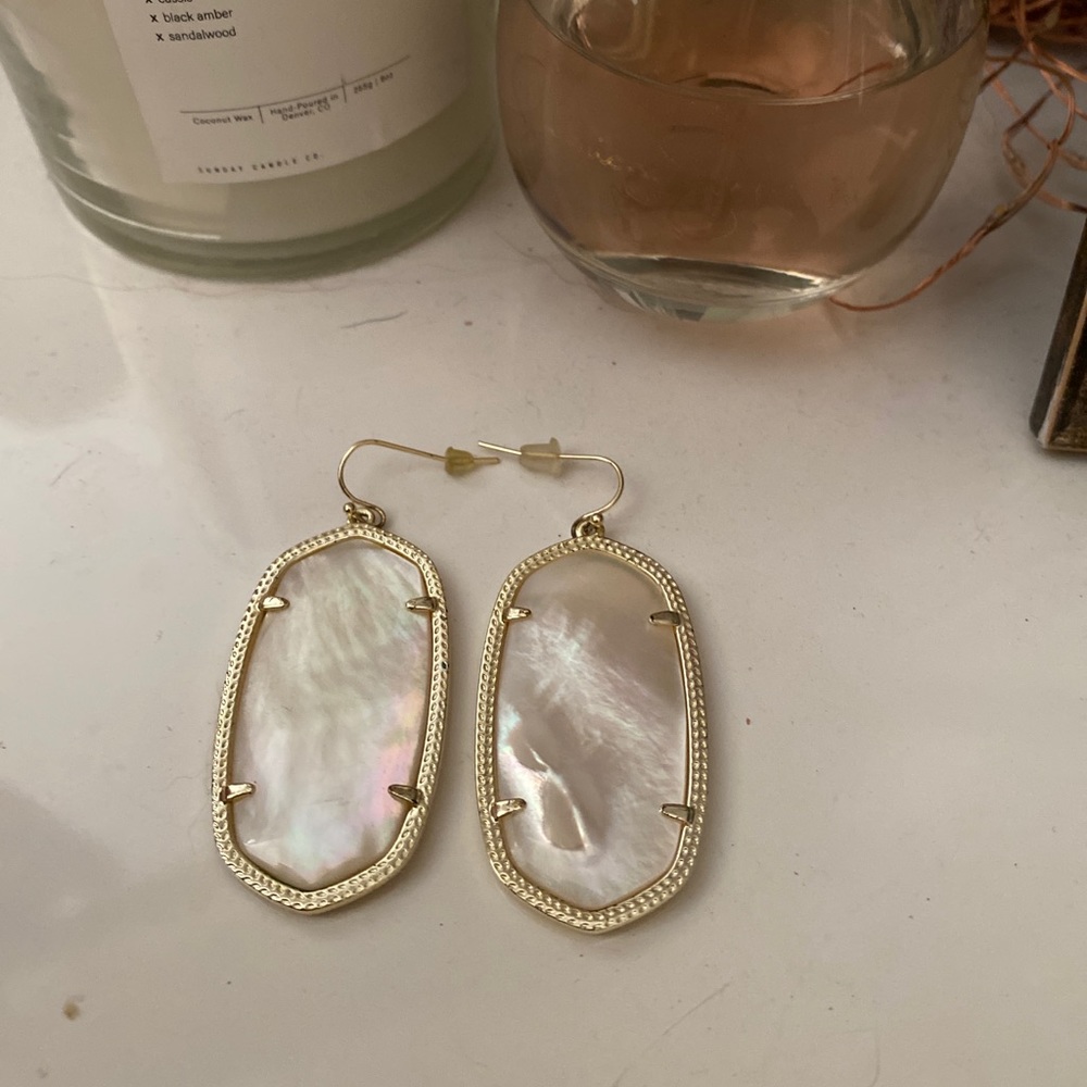 Danielle statement earrings in gold